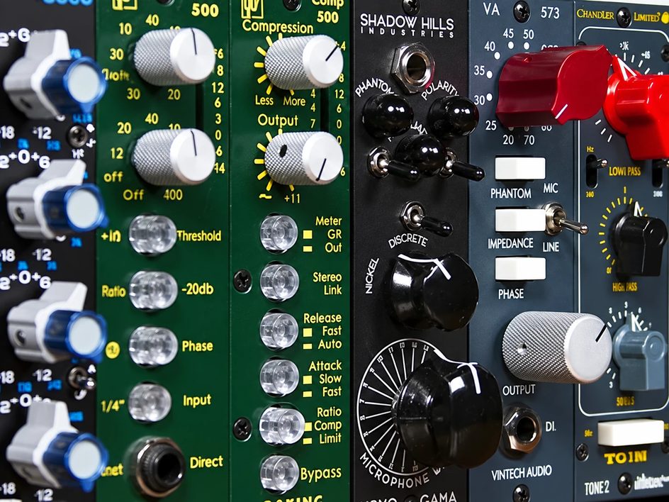 Analog outboard mixing and mastering gear