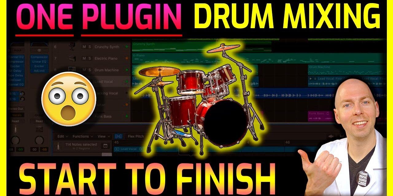 Mixing Drums with 1 Plugin [Start to Finish] | Waves EV2